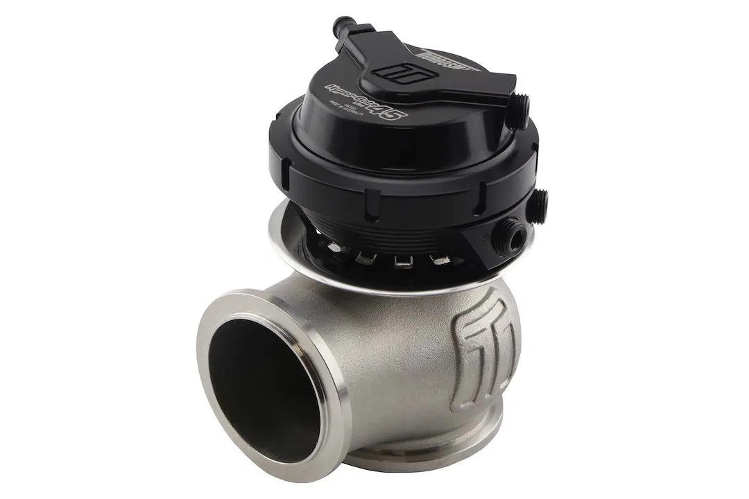 TS-0553-1615 – TURBOSMART Turbocharger Wastegate, Black(Sleeper) 45 Millimeter Diameter 14 PSI External